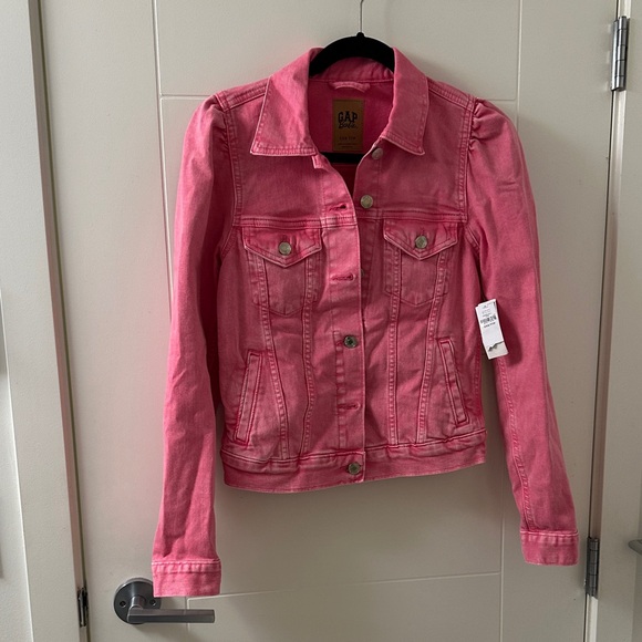 GAP Pink Denim Jacket - Picture 1 of 7